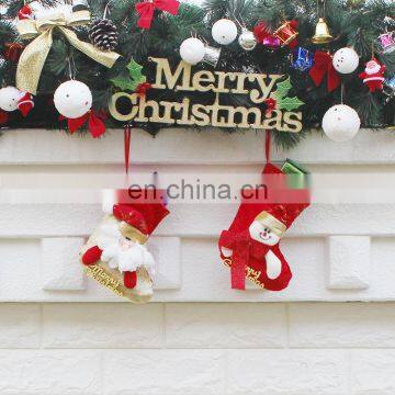 Party Decoration Supplies Lovely Santa Claus Snowman Merry Christmas Stocking