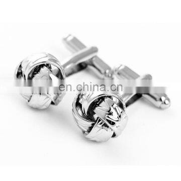 Fashion mens gift shirt accessories metal knot cheap cufflinks