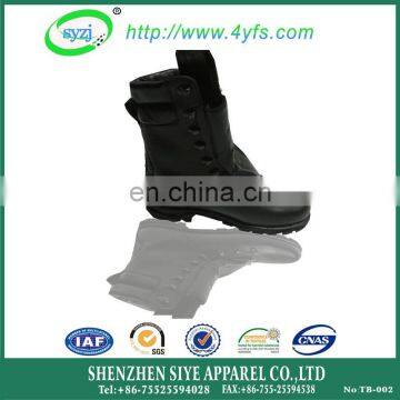 China custom made good price black military boots