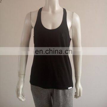 mens 160 gsm soft polyester cotton drop back gym stringers