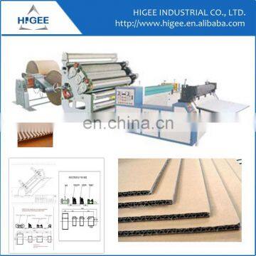 Paperboard making single facer packaging carton machine