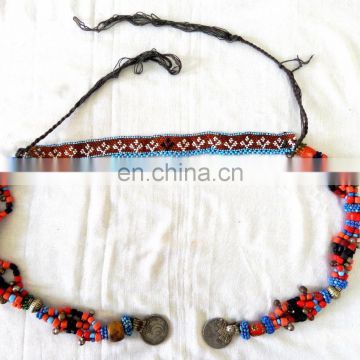 Afghani Handmade Necklace-Vintage Beaded Necklace