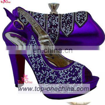 African shoe and bag / wedding shoe and matching bag women shoe bag set