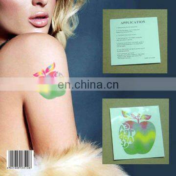 2015 Hot! tatoo,face temporary tattoo and body tattoo sticker for celebration, party, holiday