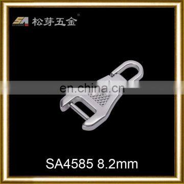 Song A Metal Top grade Eco-friendly custom metal bag hardware metal plates zip puller for handbag