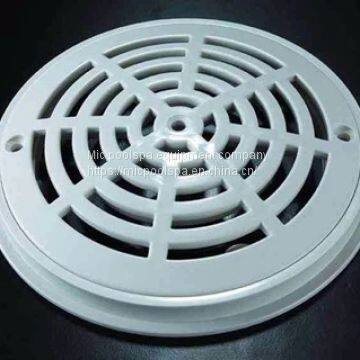 Round PVC Main Drain, pool drain, pool accessories,