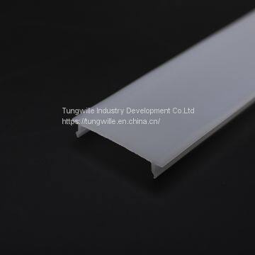 Customized Plastic Profile LED Light Cover Light Lamp Shade LED Strip Light Diffuser photo-2
