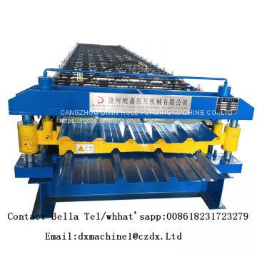 Double layer steel plate rolling machine