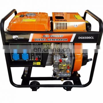 5kw single phase air cooled diesel generator DG6500CL