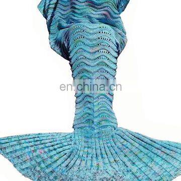 Multicolor Rainbow  Party Supplies Mermaid Blanket Tail