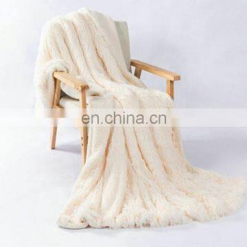 2019 Amazon Hotsale PV Fleece  Sharpa Faux Fur Throw Blankets