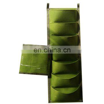 Hanging Felt Gardening Plants Pot With 7 Pockets Flower Pots photo-2