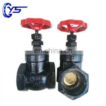 Middle Pressure Grey Iron PTFE Sealing Oil Gas Bronze Gate Valve With Handle