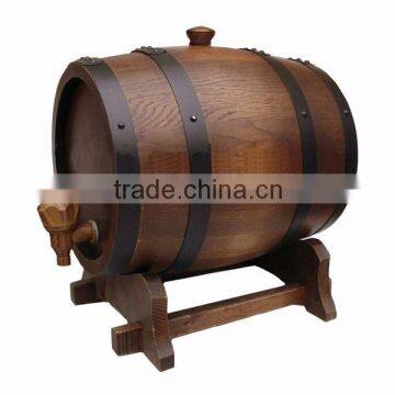 Dark stain color vintage oak wooden wine barrels accept OEM