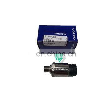 original new Pressure Sensor for L60F L70F L90F L110F L120F L150F L180F L220F excavator parts 11170253