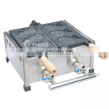 Baking Machine 3 Pieces Gas Japanese Taiyaki Maker Commercial Grill Fish Waffle Maker photo-4