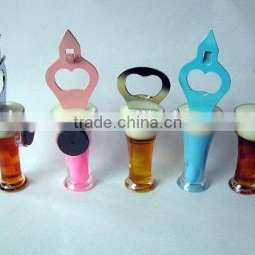 high quality fashion pourer acrylic wine bottle