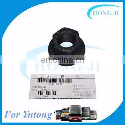 Low price wheel nut m22x1.5 106 bus car wheel nuts for Yutong Coaster