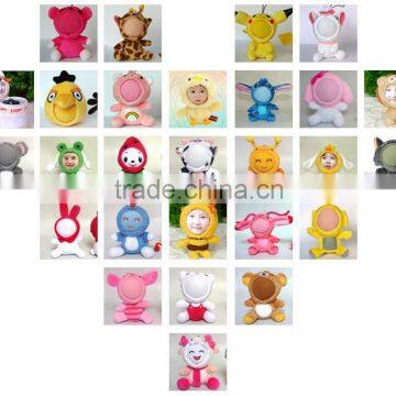 Wholesale Diy 3d Photo Face Doll Your Face Doll Print Machine Heart Rose Rabbit 14CM 3d Face Doll Maker Promotion photo-2