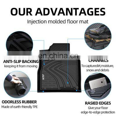 Bulk Sale Durable All Weather Waterproof 4 Pcs Black Rubber Tpe Car Floor Mats For HYUNDAI Santafe 2019 photo-5
