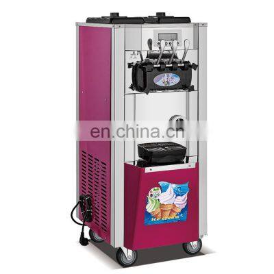 High Quality commercial Soft 3 Flavor ice cream machine maker