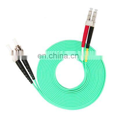 Manufacture Price OM3 10Gb  Multimode LC To ST Fiber Optics Patch Cord