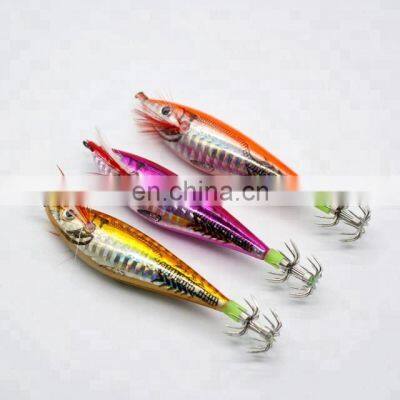 10cm 10g Shrimp Bait Squid Jig Fishing Lure Prawn Tackle Hooks