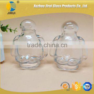 Lovely Shape Glass Candy Jar With High White Material