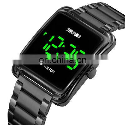 Square watch skmei 1505 led touch waterproof mens watch