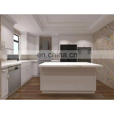 Solid Wood Modern Design Shaker US Australia White Kitchen Furniture CBMMART Kitchen Cabinets