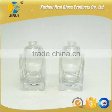 50ml clear glass square perfume bottle with sprayer