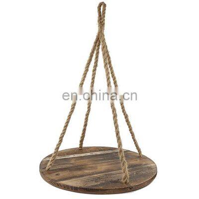 Amazon Hanging Rustic Rope Shelf Wall Floating Shelves Swing Shelves