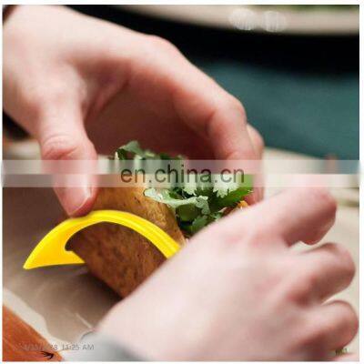 Color Plastic Shell Taco Holder photo-5