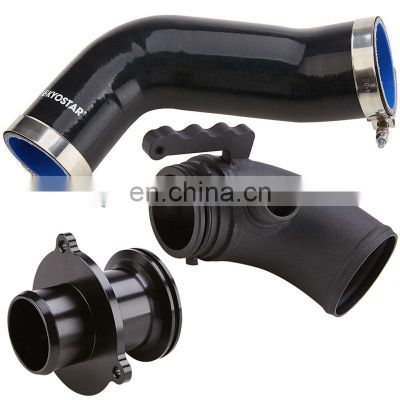 Turbo Intake Hose Silicone Hose & Turbo Inlet Elbow & Turbo Outlet Muffler Delete Kit for Volkswagen Audi