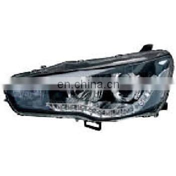 chinese car parts for Lancer EVO head lamp with double far light