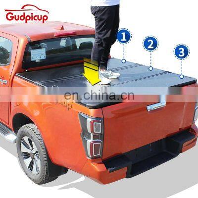 High Quality Tri-fold Aluminum Rolling Tonneau Cover for 2019 Ford F150 Tonneau Cover Ranger t6