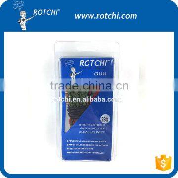 28G rope cleaner for gun , rope cleaner ,ROTCHI patent gun cleaning rope brush