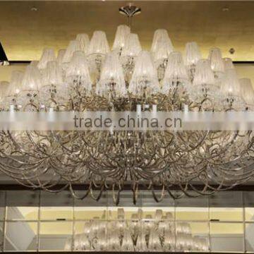 Contemporary resplendent led crystal ceiling lighting