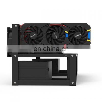 6 8 GPU Open air Rig Case Stackable Graphics Card Rack Frame in stock