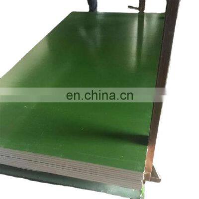 green plastic film PP construction 30 times use film faced plywood