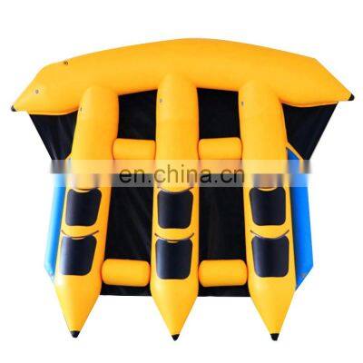 Water Games Inflatable Flying Fish Banana Boat With Double Tubes photo-2