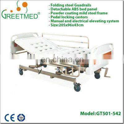 Best Price Patient 4 5 Functions Folding Multifunctional Nursing Hospital Icu Electric Hospital Bed For Sale photo-4