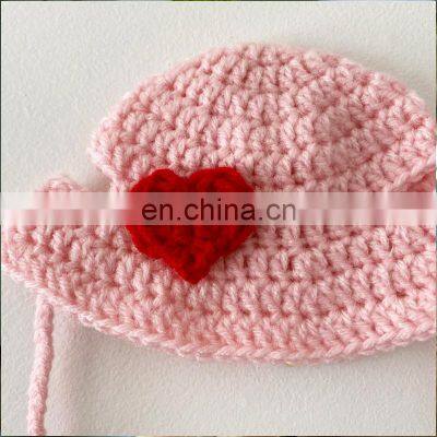 Hot Sale Crochet Pet Hat, Crochet Bucket Hats for Cat, Knitted Sun Hat Hats for Dog and Cat Vietnam Supplier Cheap Wholesale