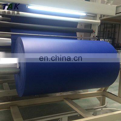 1000d de poliéster recubierto de vinilo de lona de tarpon ignífugo presentando bache, tela de lona de PVC de 610gsm photo-5