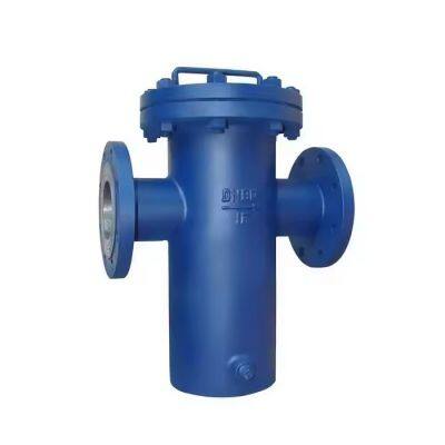 Ductile Iron Cast Iron Straight Pipeline Filter Flanged Basket T Type Strainer