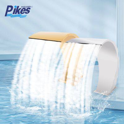 Garden Waterfall Pool Fountain Stainless Steel 45x30x60cm Swimming Pool photo-2