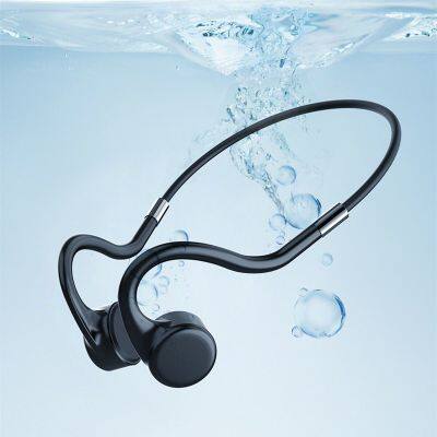 X5 Bone Conduction IPX8 Waterproof Swimming MP3 Music Player, Head-Mounted 8GB Memory Sports Running Bluetooth Headset