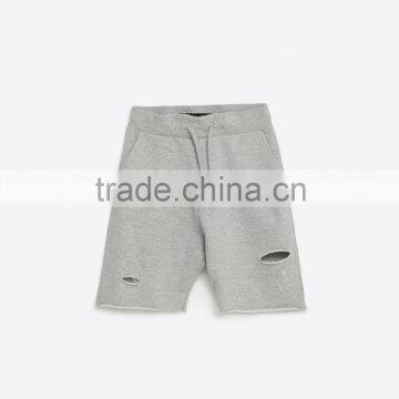 Stylish Custom French Terry Destroy Sweat Shorts For Men photo-5