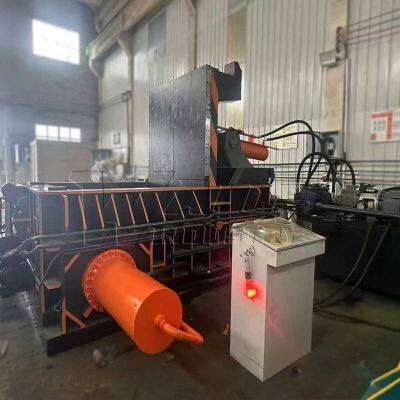Vertical Waste Press Automatic Waste Paper Compress Baler Waste Clothes Strapping Machine