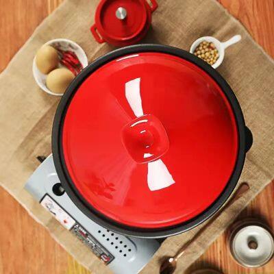 Factory Wholesale Cast Iron Enamel Moroccan Tajine Pot Tagine Cookwares Tajine photo-3